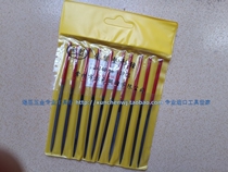 Golden thorn triangle file model file plastic steel file woodworking assorted file set 3*140mm