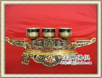 Clearance Buddha Hall Supplies Pure Copper For Cup Buddha Cup Wine Cup Light Body Water Purification Cup Set