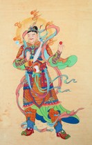 Twelve yao cha God general twelve Donkey Kong Buddha Buddhism portrait paintings senior artist hand-painted