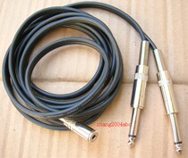 Headphone 3 5mm female seat double 6 35 male head interchange mixer audio cable