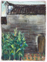 Original color oil painting 8 opening scenery Write raw Anhui Wuyuan Hongcun oil painting Lower township Writing raw color decoration painting