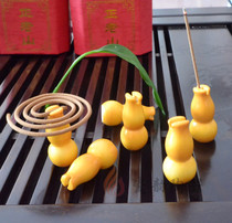 Ceramic gourd incense stick incense burner incense holder incense tray incense rack incense rack aromatherapy oven agarwood sandalwood lighter