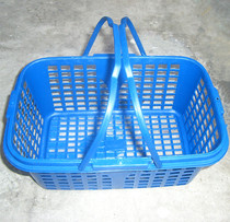  Special offer wholesale square bayberry strawberry basket 7 kg blue plastic portable fruit basket picking transport basket with lid
