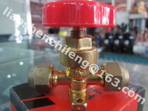 Brand new hand valve Zhejiang Hongsen electromechanical refrigeration hand valve globe valve screw joints 6-22 have
