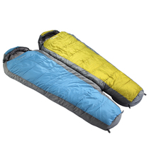 Harlem sleeping bag autumn and winter outdoor sleeping bag thickened warm adult sleeping bag Mommy sleeping bag can be spliced