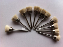 Mini electric grinder with handle white wool bowl brush miniature electric drill special bowl brush for object surface