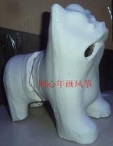 Large Size High Density Clay Tiger Town Residence Tiger Original White Germ Clay Sculpture Nie Jiazhuang Called Tiger Teaching Appliance Fine Art Coating Products