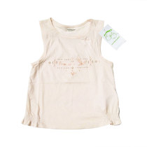 Bill Good Quality Child Clothing Girl Summer Clothing Pure Cotton Mill Fur Vest Sleeveless T