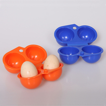 Outdoor Camping Egg Box 2 only Portable Two Egg Boxes Anti Press Crushed Eggs Box Picnic Barbecue Supplies
