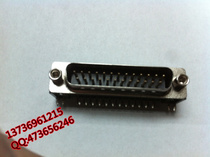 Computer connector DR25 male female head 90 degree bending foot circuit board socket connector bending pin