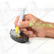 Uni PX-20 Paint Marker is added as the current version of the Yellow Mitsubishi Paint pen Yellow bu qi bi 2 0mm