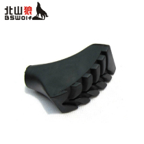  Hiking stick accessories Shoe-shaped stick tip cover Stick tip protective cover super wear-resistant thickening