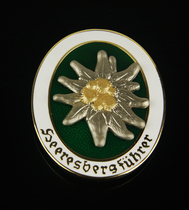 German metal badge German Edelweiss badge Edelweiss Medal