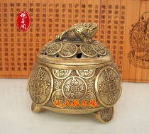 Pure copper incense burner Golden Toad aromatherapy oven incense burner agarwood sandalwood stove home Fortune imitation ancient incense stove