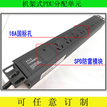 8-link 16A server SPD lightning protection and surge protection socket PDU machine room dedicated power plug-in wiring board