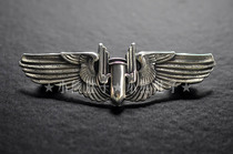 Appreciation-World War II USAAF (Army Air Force) bomber-artillery gunner-Silver flight emblem