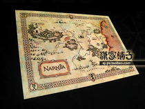 narnia legend map narnia buy 5 Get 1 treasure map retro poster decoration painting
