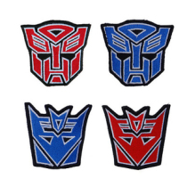 Deformation Diamond Logo Four Sets Personality Embroidered Magic Sticker Arm Badge With Chest Strip Cap Back Sticker