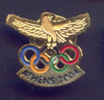 2004 Greece Athens Olympics-Zambia NOC badge