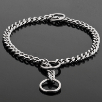 304 stainless steel dog P chain can hang dog tag P chain dog chain dog collar medium large dog ring