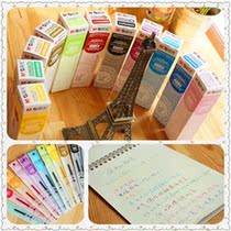 Morning light AGR64072 Colour medium pen replacement Core 0 38mm Full needle tube Water refill 62403 refill 12 Color