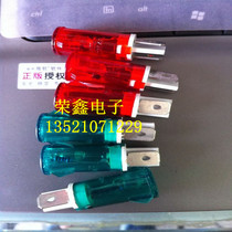 Solar electric water heater signal lamp AC220V red mounting hole 10mm