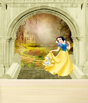 New 3D childrens photography background picture studio childrens photo three-dimensional theme background paper 3D-039