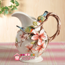 Ceramic vase flower water jar flower accessories home gifts wedding wedding wedding TV cabinet wine cabinet porch ornaments