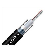Overhead buried long fly fiber core 4 core single mode GYXTW central tubular light sheathed outdoor four-core fiber optic cable line