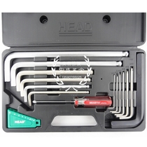 Original Taiwan HEAD HEAD man chrome vanadium steel 13 sets Allen wrench HD-E-6 hex key
