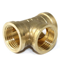 4 sub-copper inner silk three-way water splitting joint 1 2 3 8 1 4 4 points 3 points 2 thickened inner tooth tee DN15