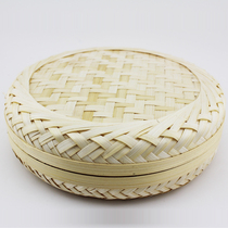 Vietnam imported handmade bamboo strips Bamboo Bamboo Bamboo basket Puer tea packaging box simple environmental protection green double cake box
