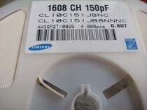 Whole plate CL10C151JBNC 0603-150pf 50V NPO 5% Samsung capacitor original stock