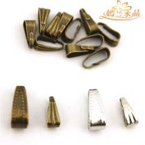 DIY Retro Accessories Accessories Material Ancient Bronze Color Silver Melon Button Necklace Buckle Pendant Buttonellan New