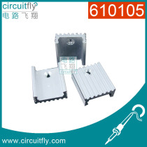 610105 Heat sink without pin Heat sink Width 15 * Tooth height 10*Length 20mm for TO-220 package
