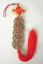 Diameter 4 cm pure copper Five emperors Money coin pendants WangCaiwanfu Home Feng Shui Ornaments