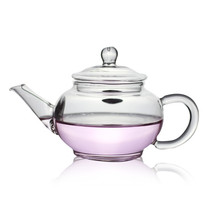 Thickened high temperature glass flower tea pot Household exquisite heating high borosilicate small capacity health tea pot Chinese style