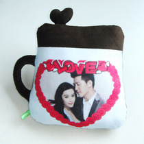 Photo pillow to customize cartoon Cup custom pillow diy custom photo Christmas gift girl