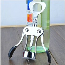  Zinc alloy stainless steel wine opener Dual-use wine screwdriver Angel-shaped bottle screwdriver Mirror light foreign wine pull plug