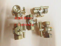 Pressure gauge three-way valve pressure gauge Corker copper three-way cock ball valve pressure gauge steam valve