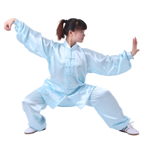 Yaxin fitness spring and summer long sleeve practice Taiji clothing elastic spinning martial arts clothing Taijiquan men and women