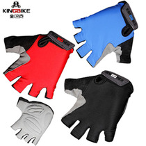 Jinbak bicycle shockproof half finger gloves mountain road sports cycling short finger gloves bicycle gloves