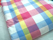 All cotton old-fashioned woven sheets plaid cotton cloth custom-made single mattress single double large sleep single Kang Single