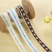Clothing lace embroidery webbing webbing lace fresh and small flowers baby clothes lace wide 1 2cm 3 color selection