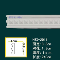 Ceiling PU line European decorative line non-gypsum line corner line carved flat line HBX-2011 branch