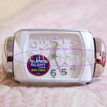 RHYTHM Japan Lisheng watch 8RA636 alarm clock night light powerful ringtone Bedside mute cute simple clear library