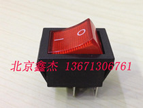 Electronic switch (Dell)Boat switch 4 feet with light red 220V rocker switch KCD2 15A250V