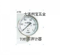 Japan TOKO Toyo meter AT1 4G 60*0 1MPA pressure gauge