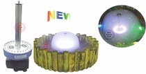 Entity business Huiqi HQ-5048MF three-color 48 beads LED lamp atomized ornamental fountain 130W invoicing available