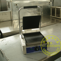 Junsheng JS-811 single head up and down full pit grilt single pressure plate grill sandwich panini machine snack equipment